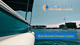 Boat Rentals Orange County