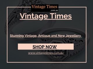 Stunning Vintage, Antique and New Jewellery - VintageTimes