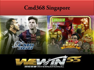 Cmd368 Singapore is an online betting game continuously rising in the casino industry