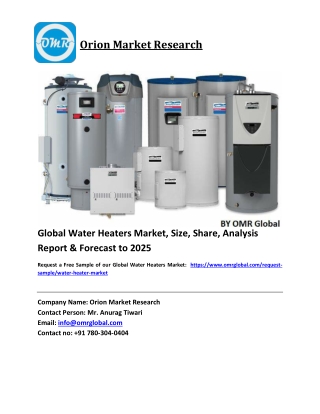 Global Water Heater Market Size, Industry Trends, Share and Forecast 2018-2023