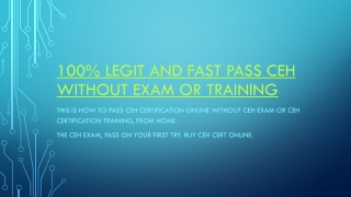 Buy EC-COUNCIL CEH exam pass