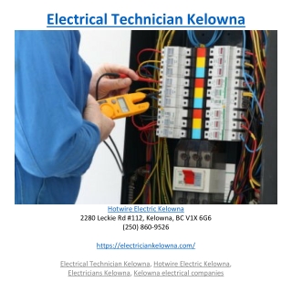 Electrical Technician Kelowna