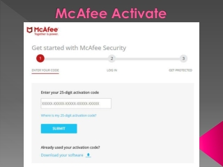 McAfee.com/Activate - Enter your code - Redeem McAfee Retail Card