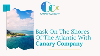 Bask On The Shores Of The Atlantic With Canary Company