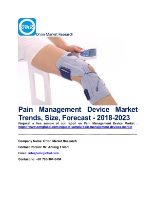 Pain Management Device Market Trends, Size, Forecast - 2018-2023