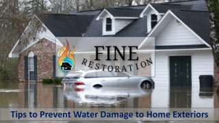 Tips to Prevent Water Damage to Home Exteriors