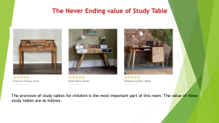 Study Table online Buy Best Quality solid Wood Study Table