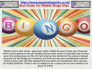 Best Guide For Mobile Bingo Sites