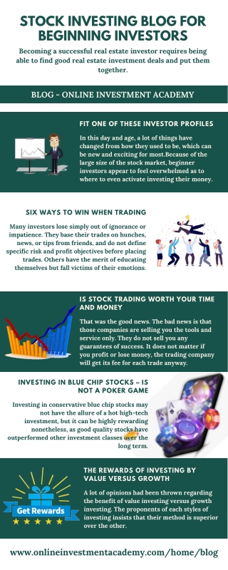 Stock Investing Blog For Beginning Investors