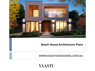 Beach House Architecture Plans