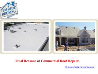 Usual Reasons of Commercial Roof Repairs