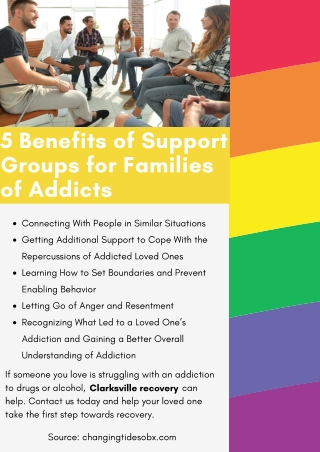 5 Benefits of Support Groups for Families of Addicts