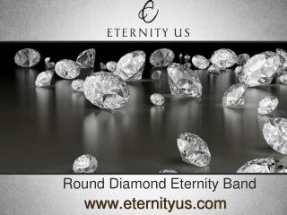 Order Round Diamond Eternity Band in Platinum - www.eternityus.com