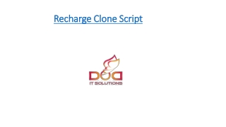 Recharge script | Mobile Recharge Php and Asp.net Script | DOD