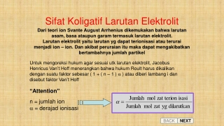 sifat koligatif elektrlit