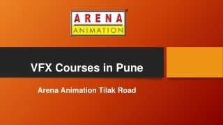 VFX Courses in Pune - Arena Animation Tilak Road