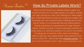 How do Private Labels Work?