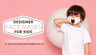 Designer Face Masks for Kids by Enviro Protective Gear