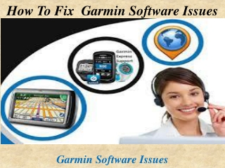 How To Fix  Garmin Software Issues