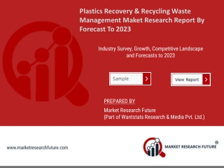 Plastics Recovery & Recycling Waste Management Market