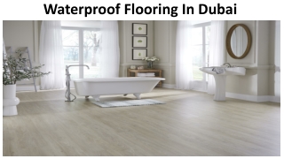 waterproof flooring in Dubai