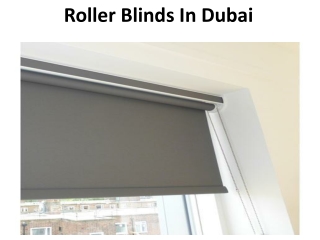 Roller Blinds Dubai