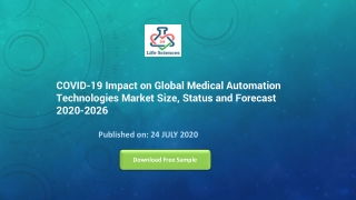 COVID-19 Impact on Global Medical Automation Technologies Market Size, Status and Forecast 2020-2026