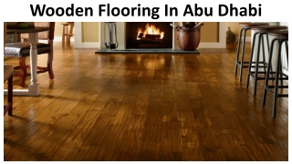 Wooden flooring Abu Dhabi