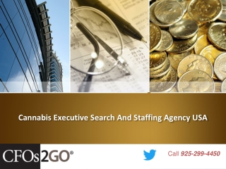 Cannabis Executive Search And Staffing Agency USA