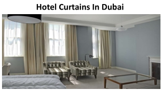 Hotel Curtains in Dubai