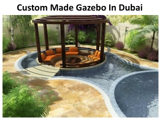 custom made gazebo Dubai