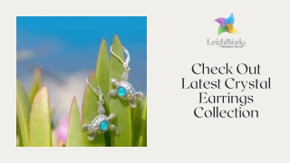 Check Out Latest Crystal Earrings Collection