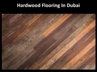 Hardwood flooring in Dubai