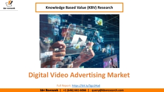 Digital Video Advertising Market Size Worth $185.6 Billion By 2026 - KBV Research
