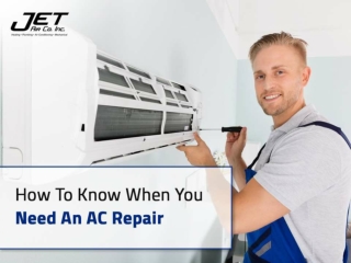 How To Know When You Need An AC Repair
