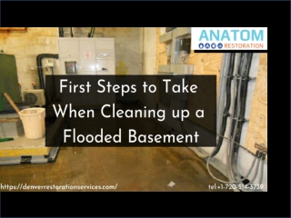 First Steps to Take When Cleaning up a Flooded Basement