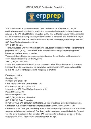 C_CPI_13 exam guide