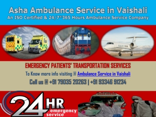 Get Medically ICU-Approved Ambulance Service in Vasihali | ASHA AMBULANCE