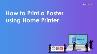 How to Tile print to create a poster