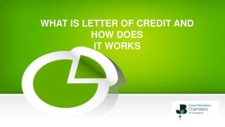 WHAT IS LETTER OF CREDIT AND HOW DOES IT WORKS: