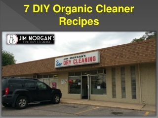 7 DIY Organic Cleaner Recipes