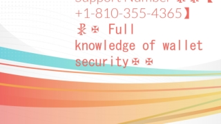 ☧☧ GreenAddress Support Number ☧☧【 1-810-355-4365】☧✠ Full knowledge of wallet security✠✠