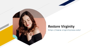 Restore Virginity