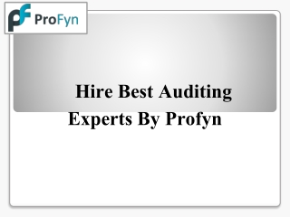 Auditing Services India