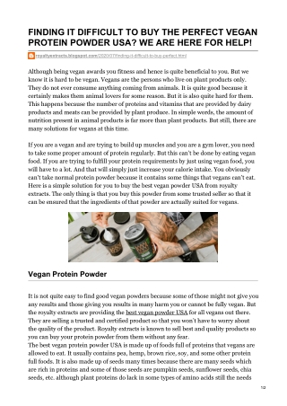 FINDING IT DIFFICULT TO BUY THE PERFECT VEGAN PROTEIN POWDER USA? WE ARE HERE FOR HELP!