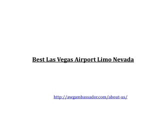 Best Las Vegas Airport Limo Nevada