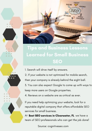 Tips and Business Lessons Learned for Small Business SEO
