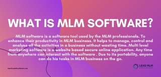 The Finest MLM Software ever built! Classic, Elegant, Premium and Economic - The Lead MLM Software