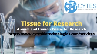 Tissue for research | cytesbiotechnologies