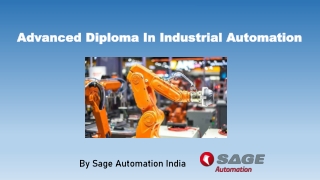 Advanced Diploma in Industrial Automation
